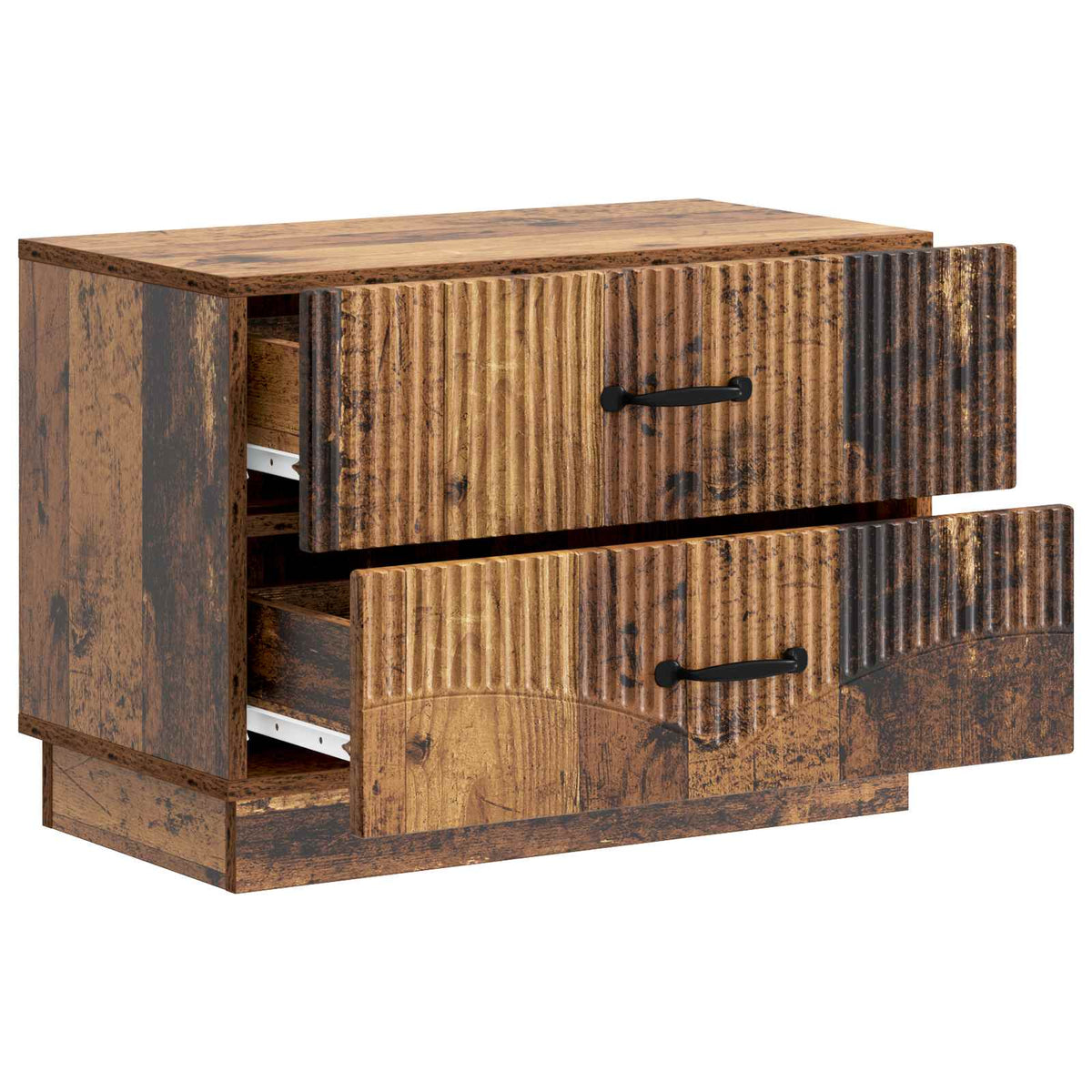 Nachttisch Altholz 62 x 34,5 x 44,5 cm Holzwerkstoff