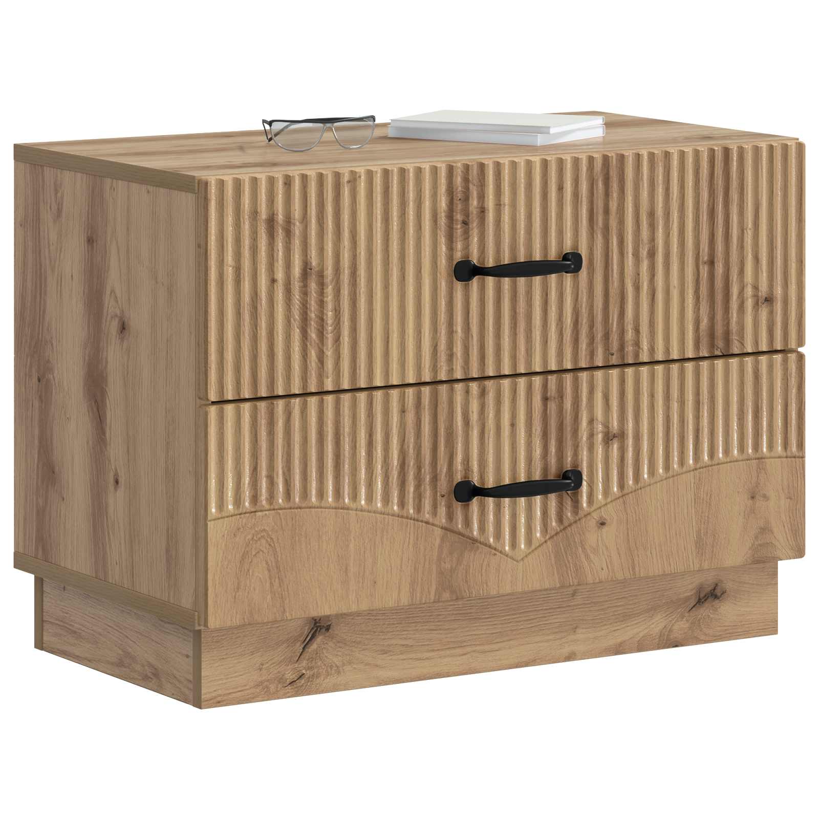 Nachttisch Artisan-Eiche 62 x 34,5 x 44,5 cm Holzwerkstoff