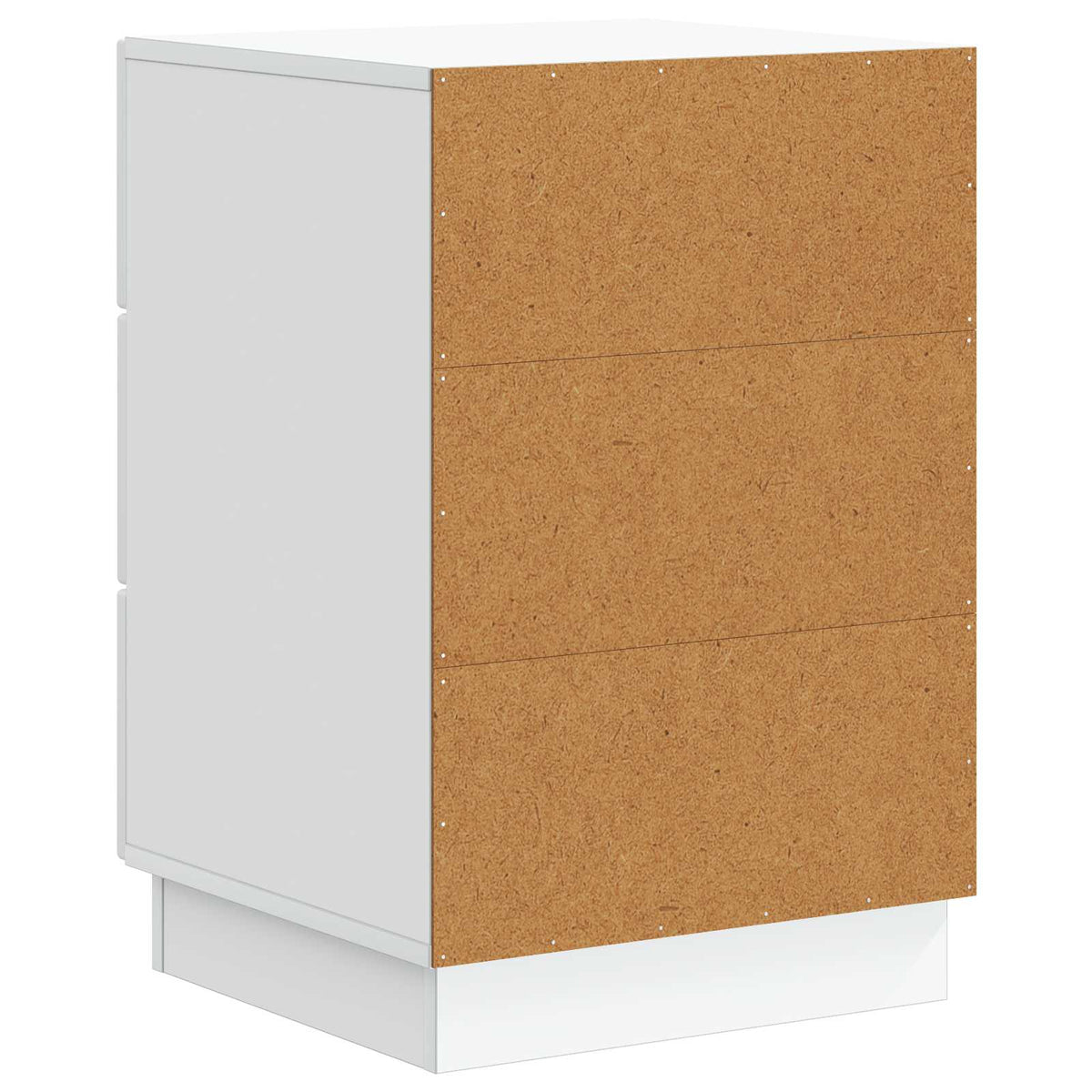 Nachttisch mit Schubladen Weiß 43 x 41 x 63,5 cm Holzwerkstoff
