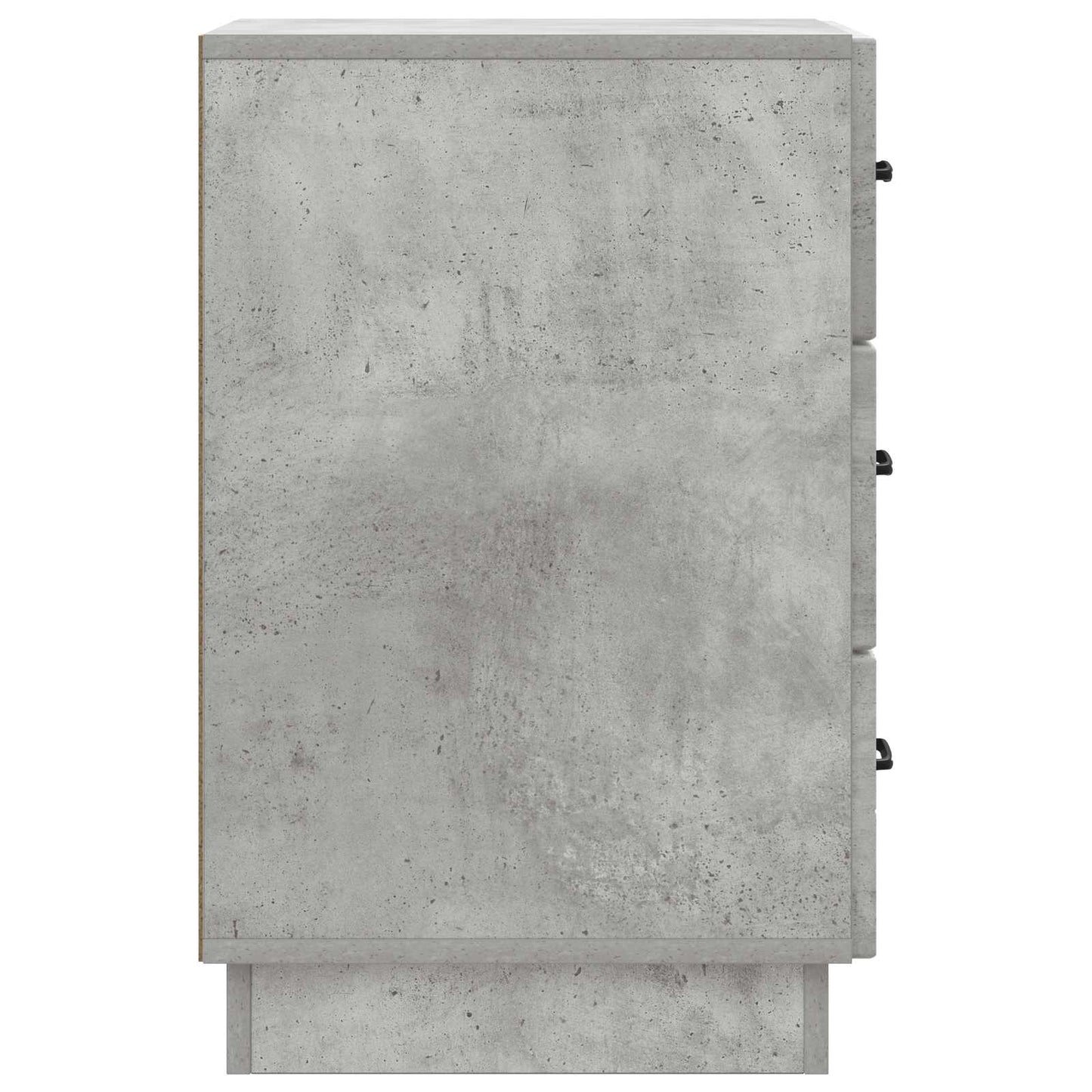 Nachttisch Betongrau 43 x 41 x 63,5 cm Holzwerkstoff