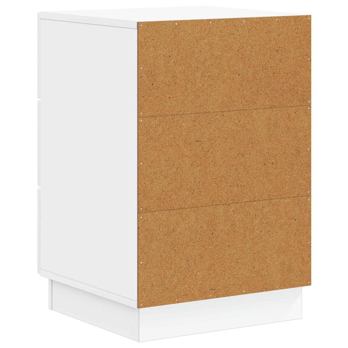 Nachttisch Hochglanz Weiß 43 x 41 x 63,5 cm Holzwerkstoff