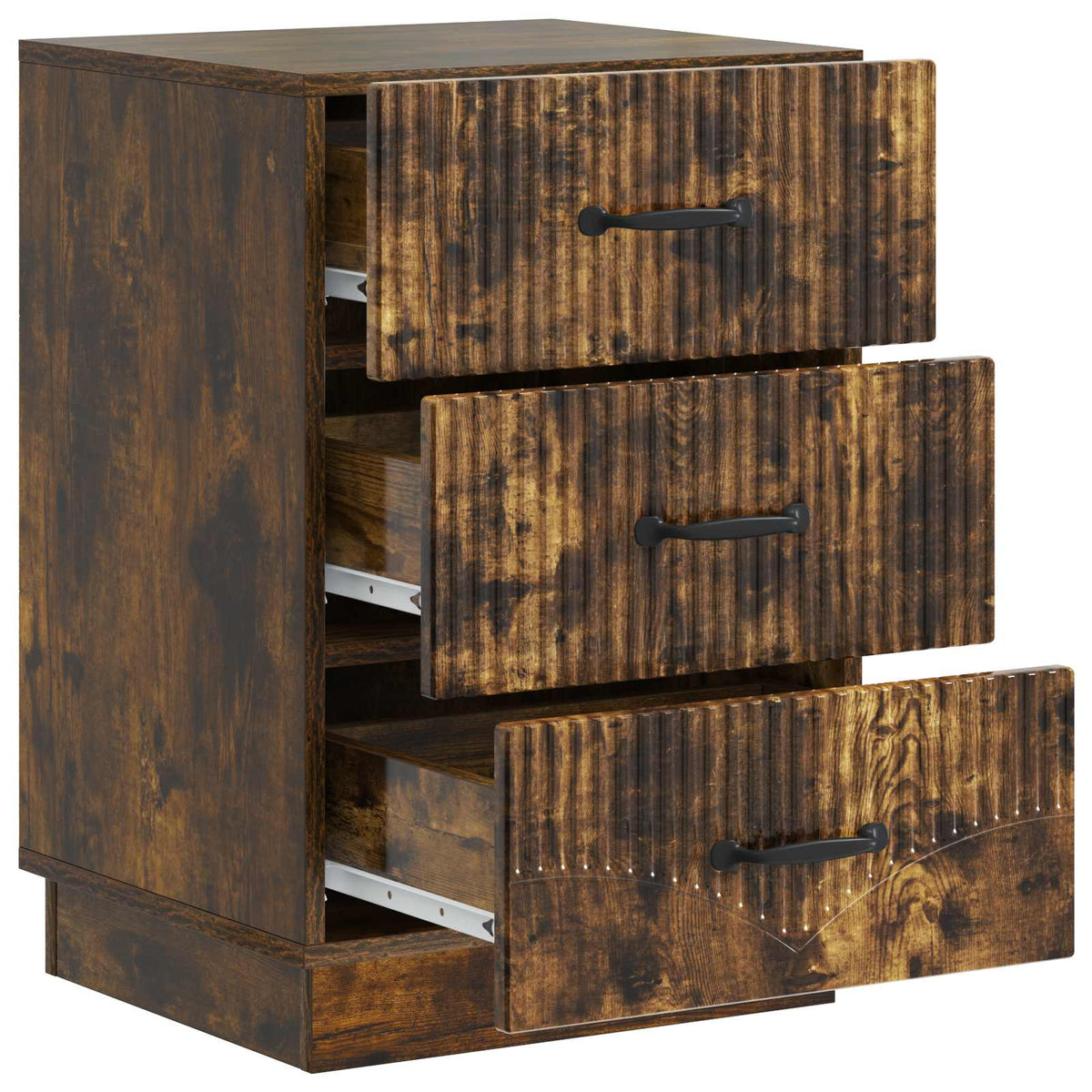 Nachttisch Geräucherte Eiche 43 x 41 x 63,5 cm Holzwerkstoff