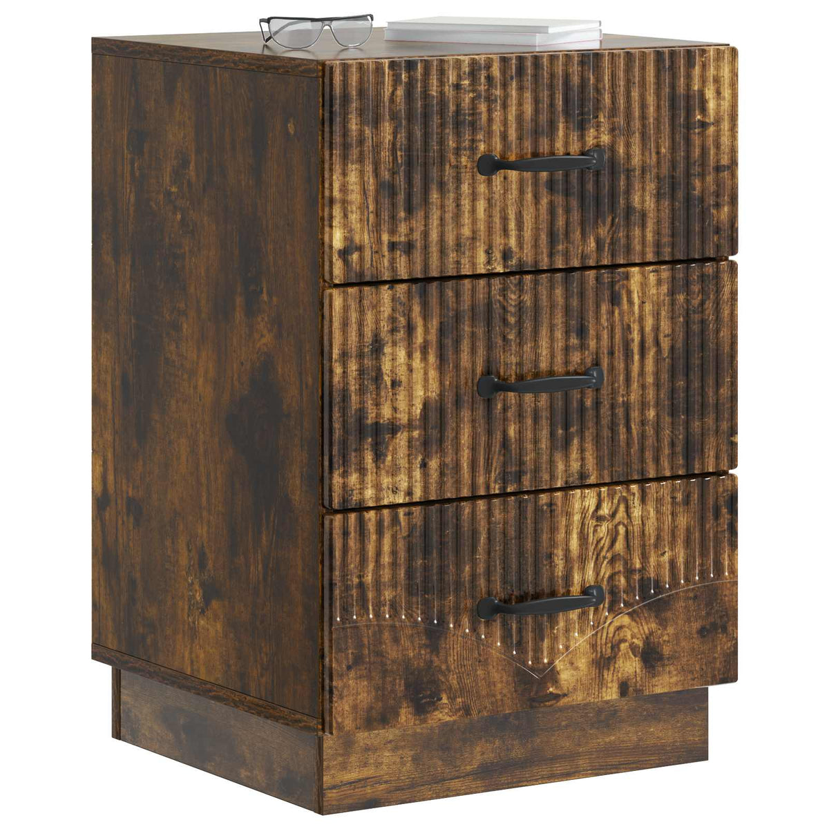 Nachttisch Geräucherte Eiche 43 x 41 x 63,5 cm Holzwerkstoff
