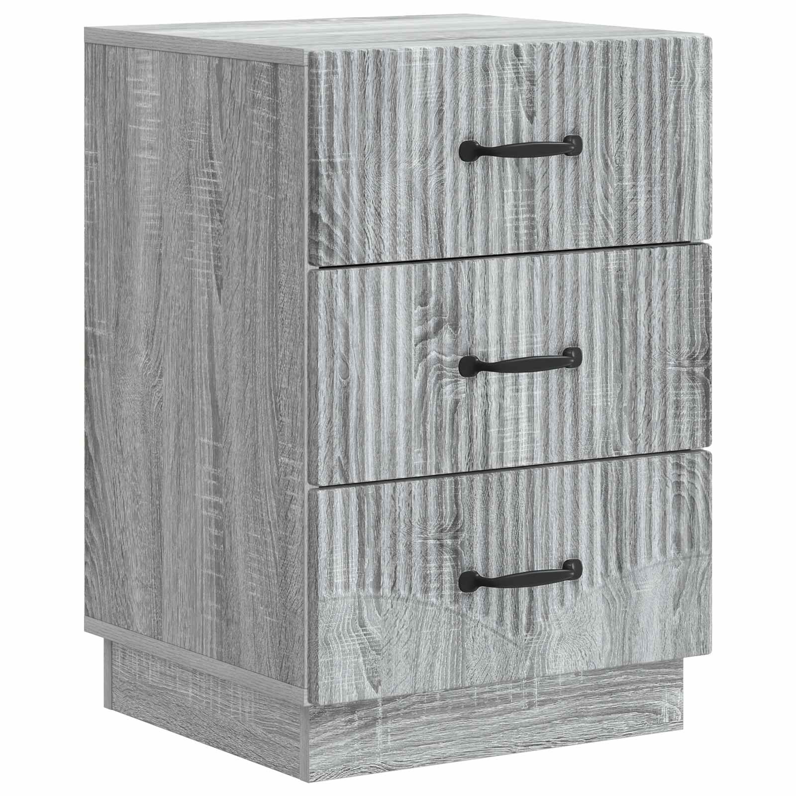 Nachttisch Graues Sonoma 43 x 41 x 63,5 cm Holzwerkstoff