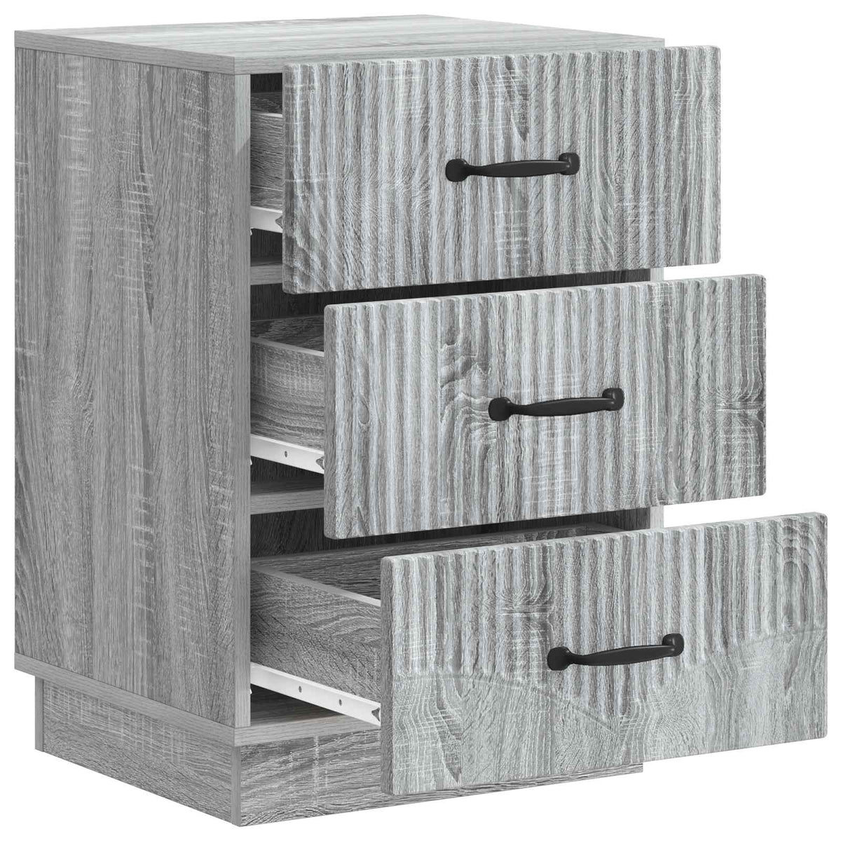 Nachttisch Graues Sonoma 43 x 41 x 63,5 cm Holzwerkstoff