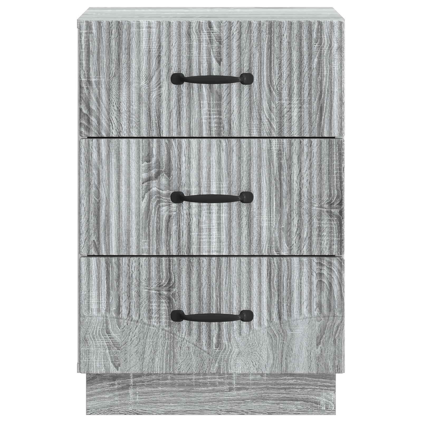 Nachttisch Graues Sonoma 43 x 41 x 63,5 cm Holzwerkstoff