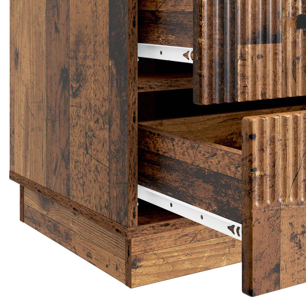 Nachttisch Altholz 43 x 41 x 63,5 cm Holzwerkstoff