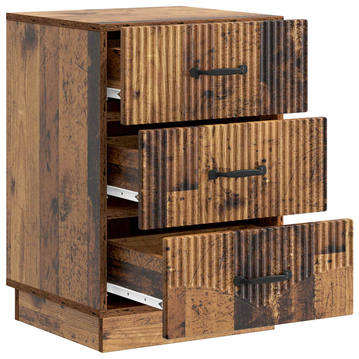Nachttisch Altholz 43 x 41 x 63,5 cm Holzwerkstoff