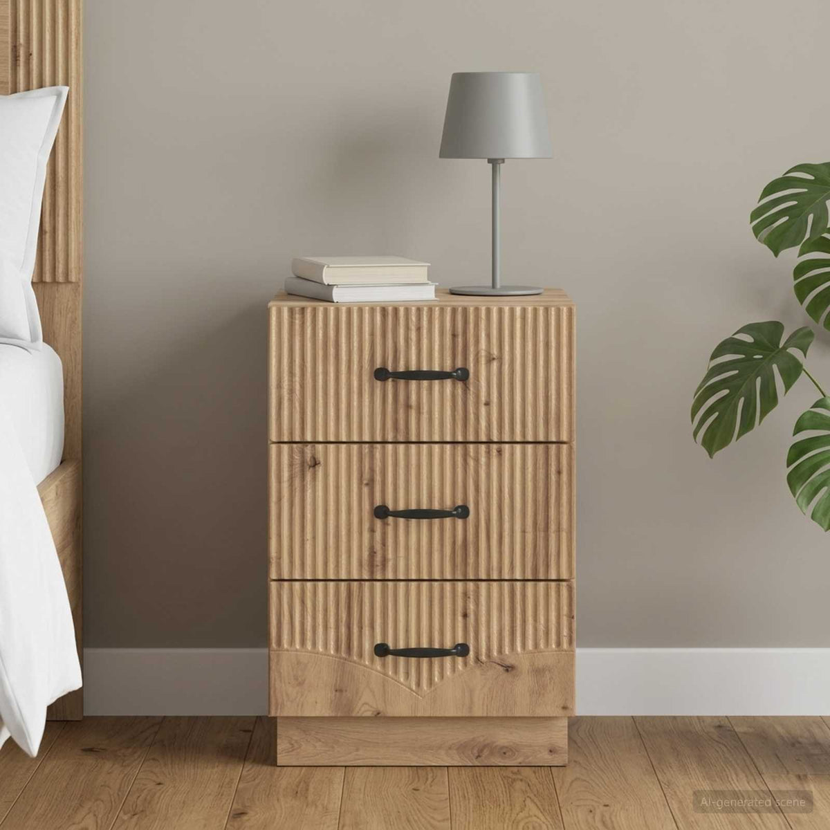 Nachttisch Artisan-Eiche 43 x 41 x 63,5 cm Holzwerkstoff