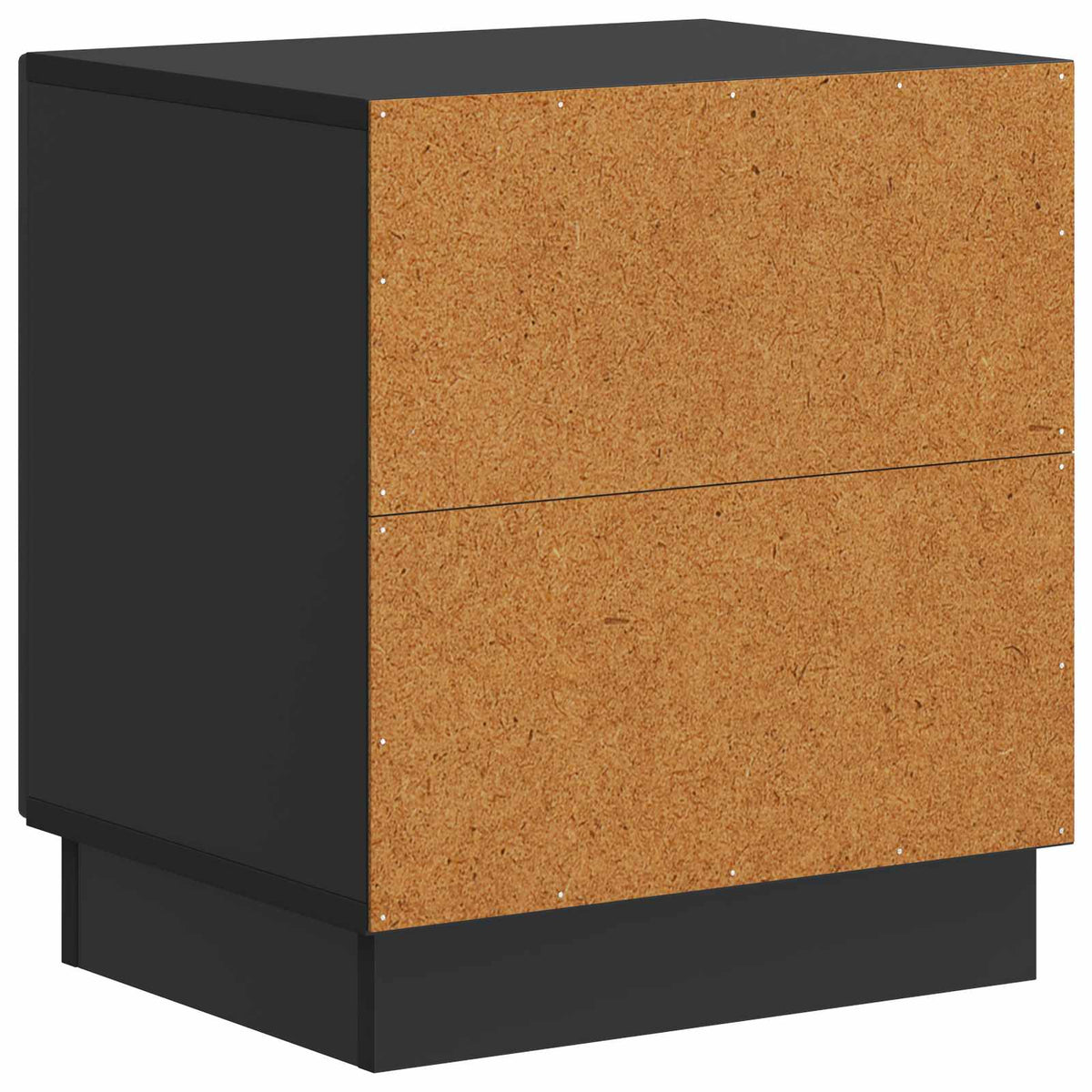 Nachttisch 2 stk. Schwarz 43 x 34,5 x 47 cm Holzwerkstoff