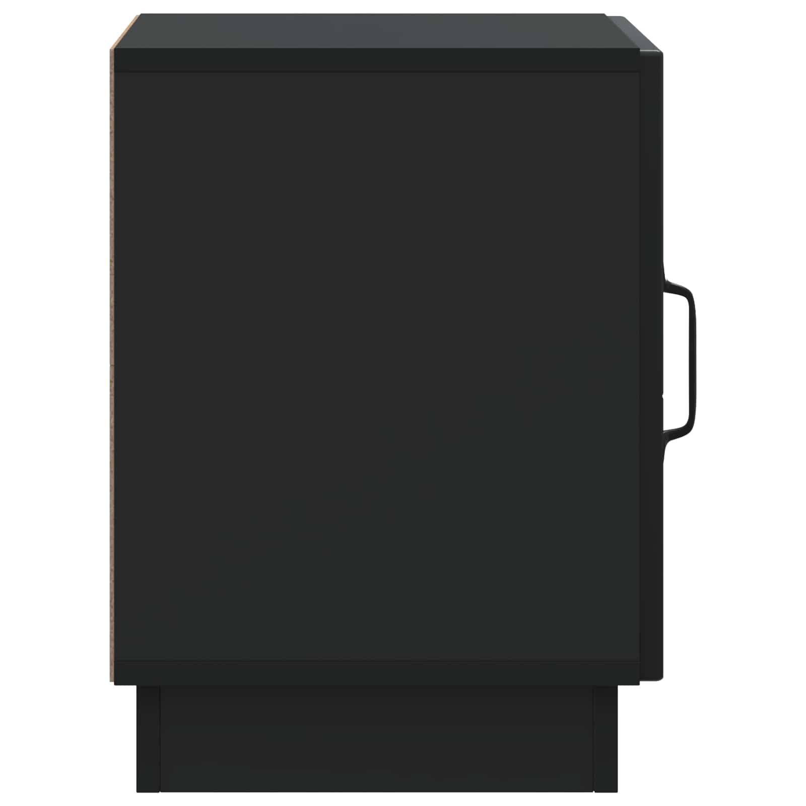 Nachttisch 2 stk. Schwarz 43 x 34,5 x 47 cm Holzwerkstoff