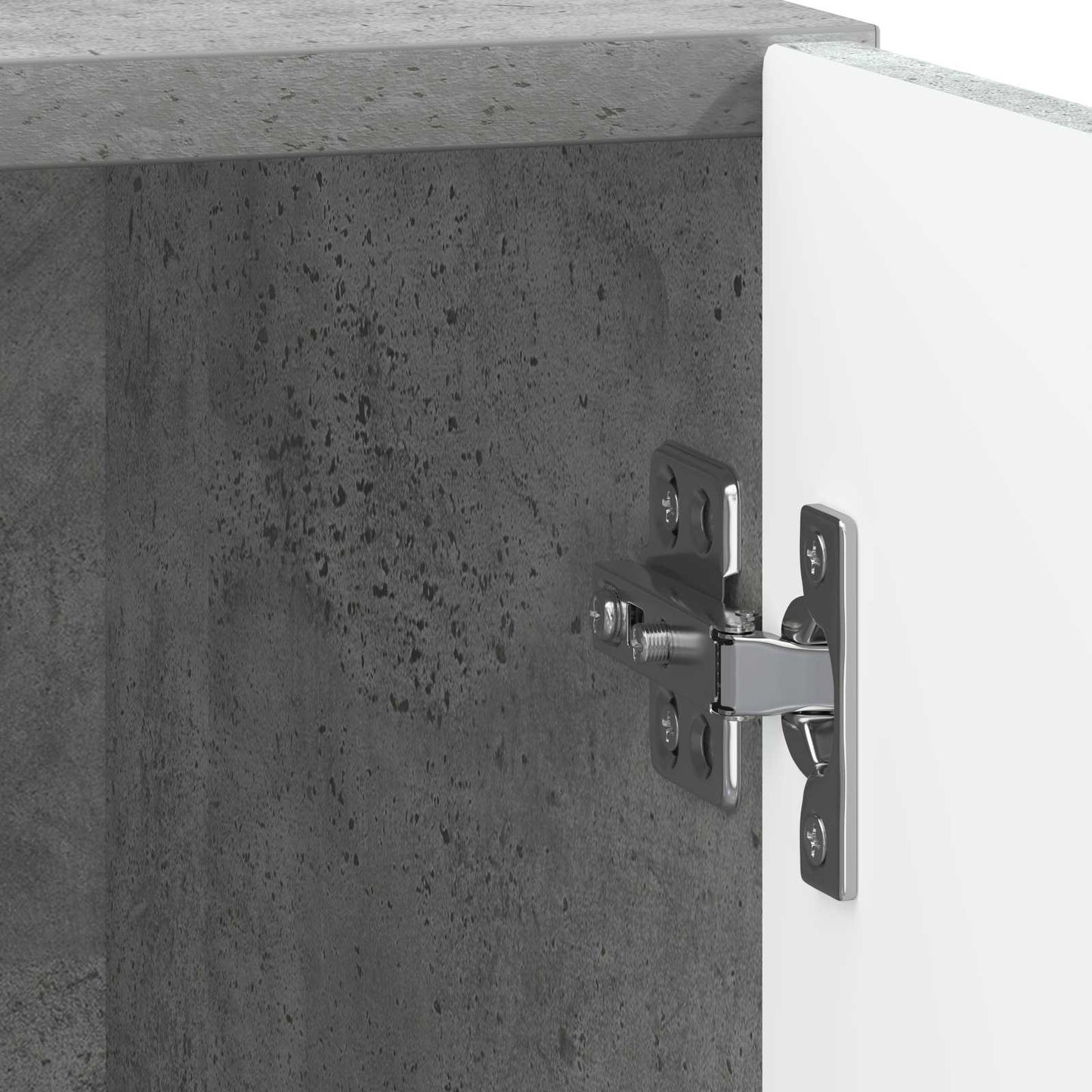 Nachttisch Beton Grau 43 x 34,5 x 47 cm Holzwerkstoff