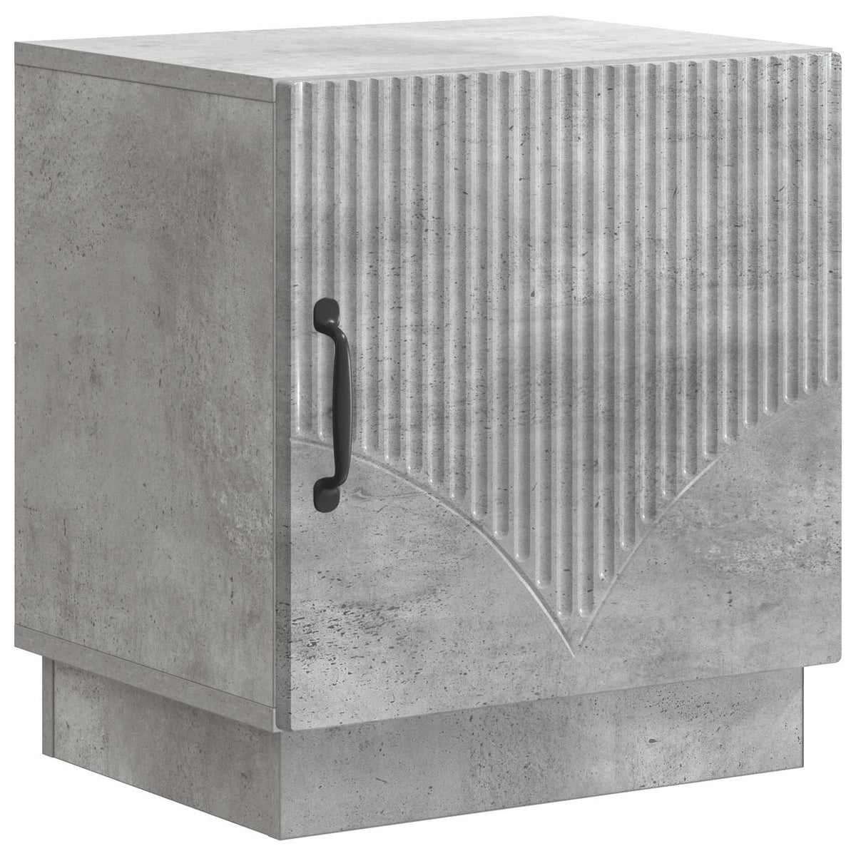 Nachttisch Beton Grau 43 x 34,5 x 47 cm Holzwerkstoff
