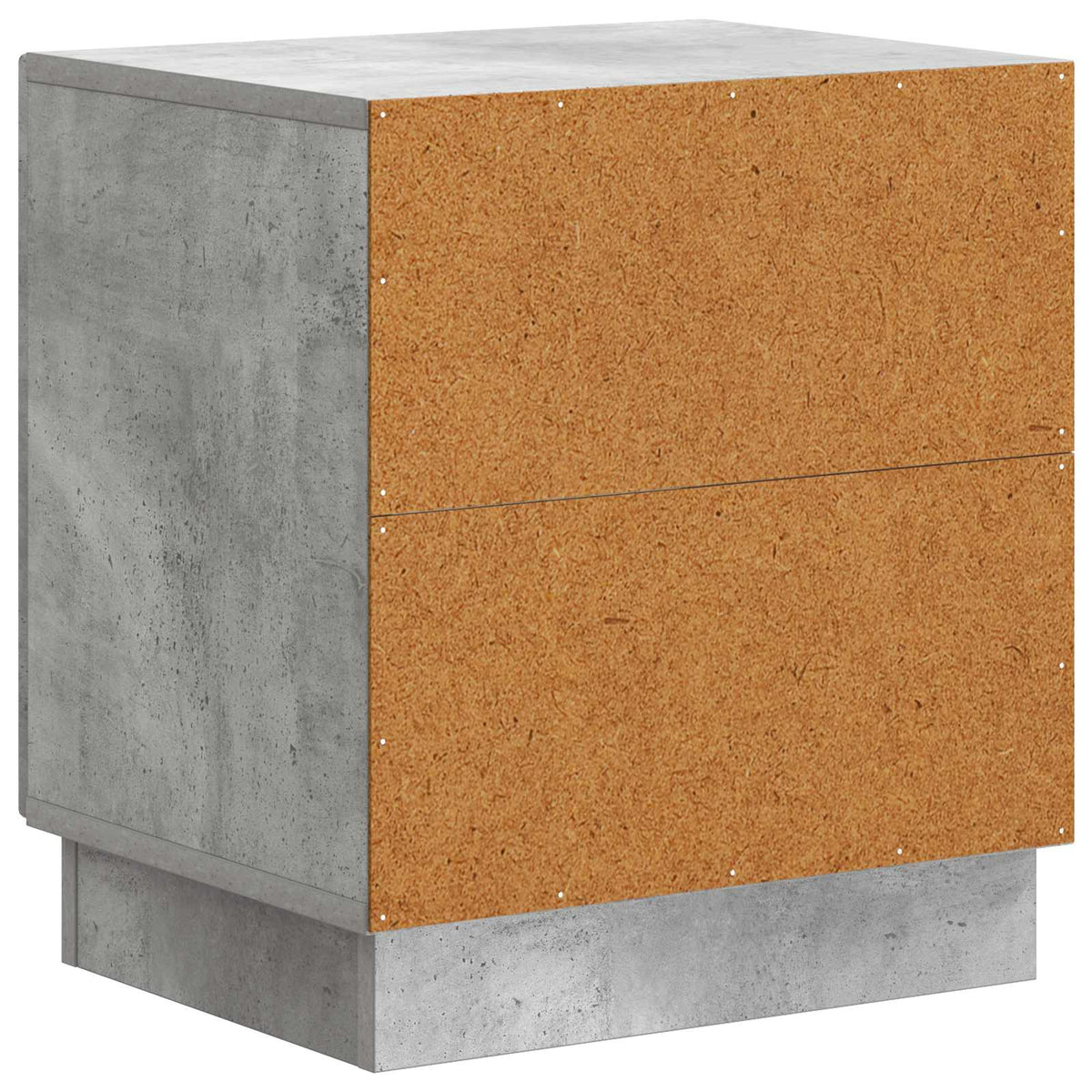 Nachttisch Beton Grau 43 x 34,5 x 47 cm Holzwerkstoff