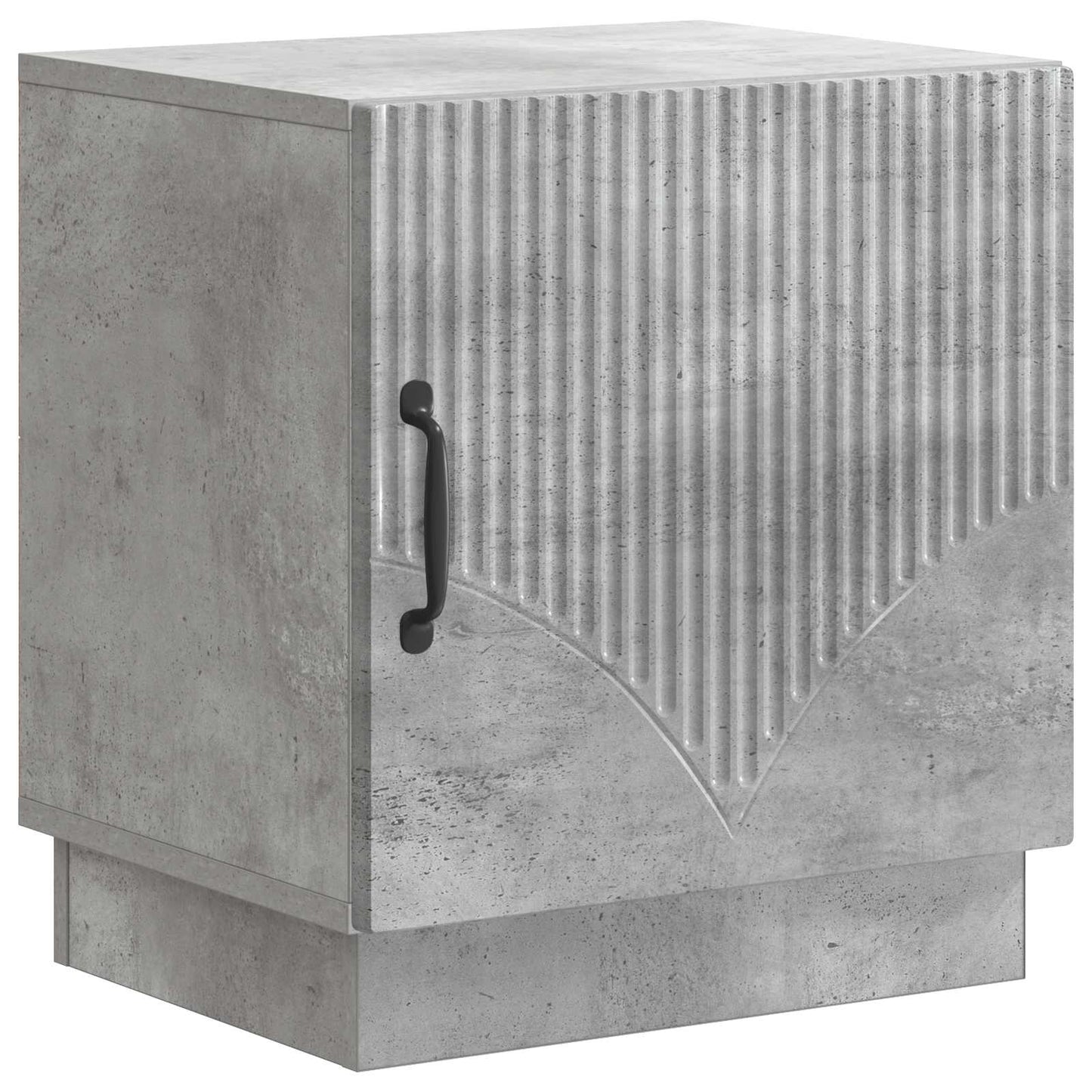 Nachttisch 2 stk. Beton Grau 43 x 34,5 x 47 cm Holzwerkstoff