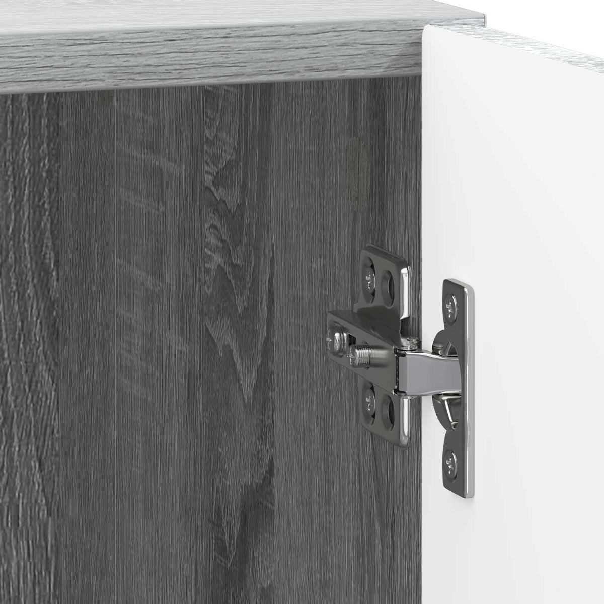 Nachttisch 2 stk. Grau Sonoma 43 x 34,5 x 47 cm Holzwerkstoff