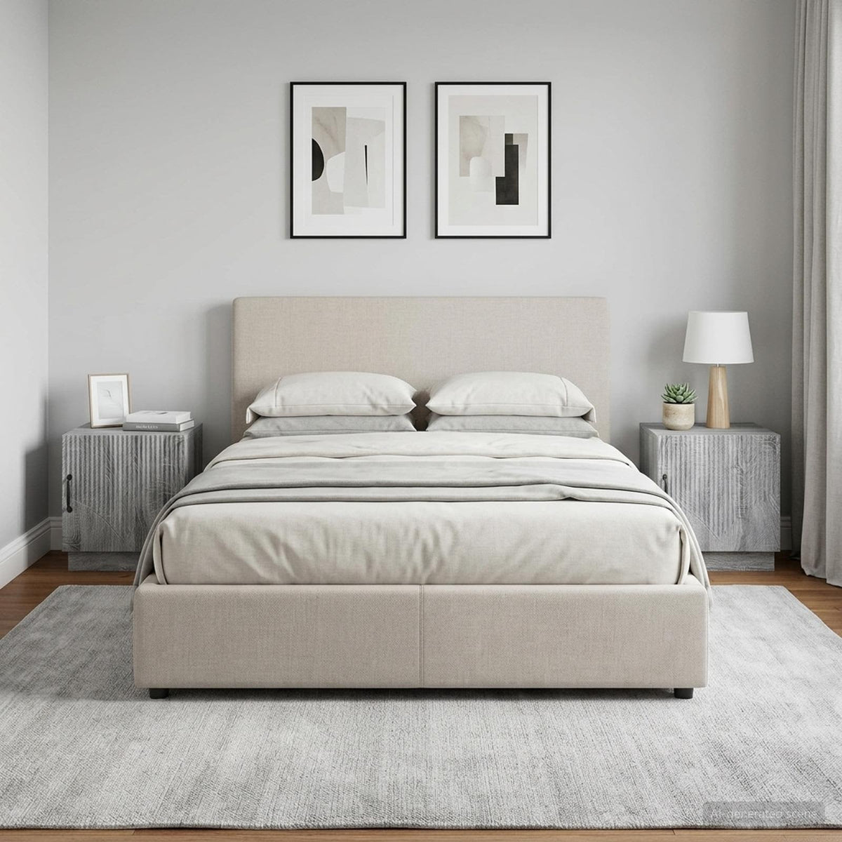 Nachttisch 2 stk. Grau Sonoma 43 x 34,5 x 47 cm Holzwerkstoff