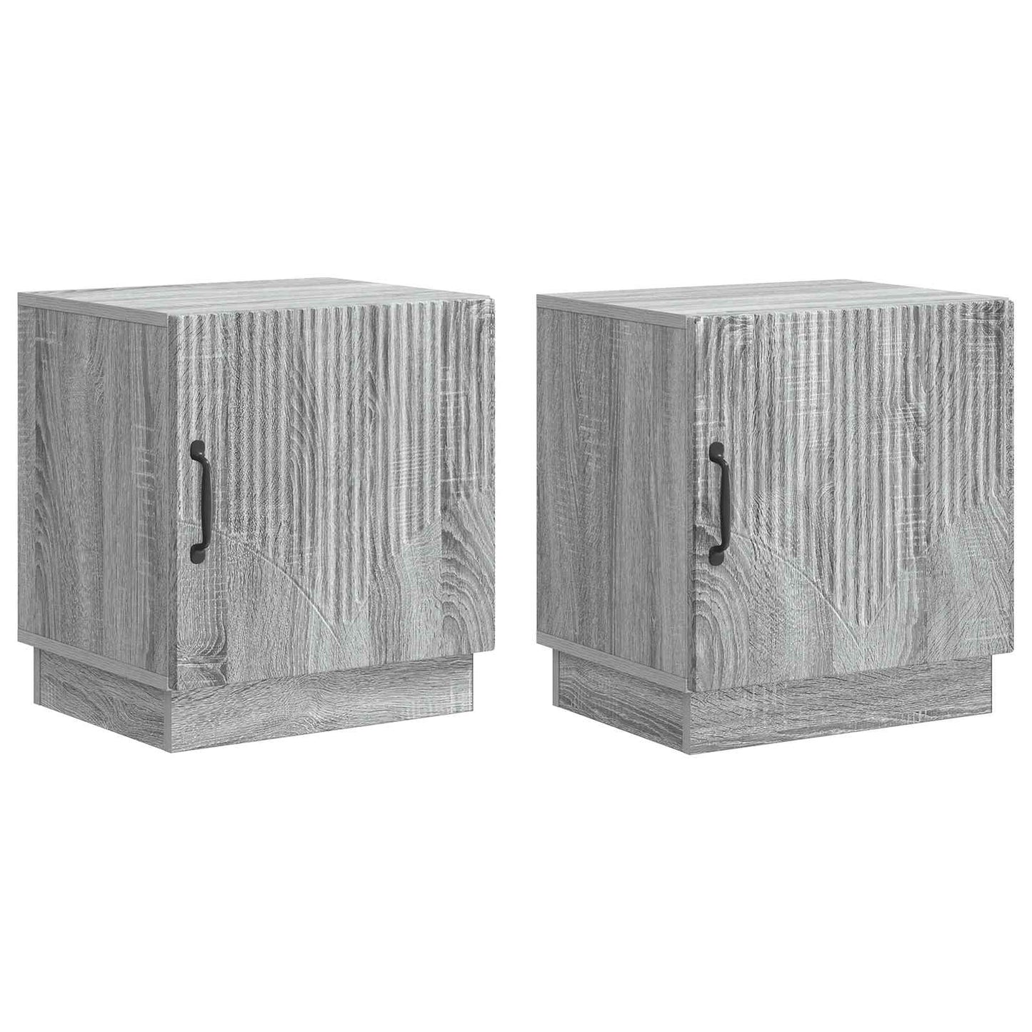 Nachttisch 2 stk. Grau Sonoma 43 x 34,5 x 47 cm Holzwerkstoff