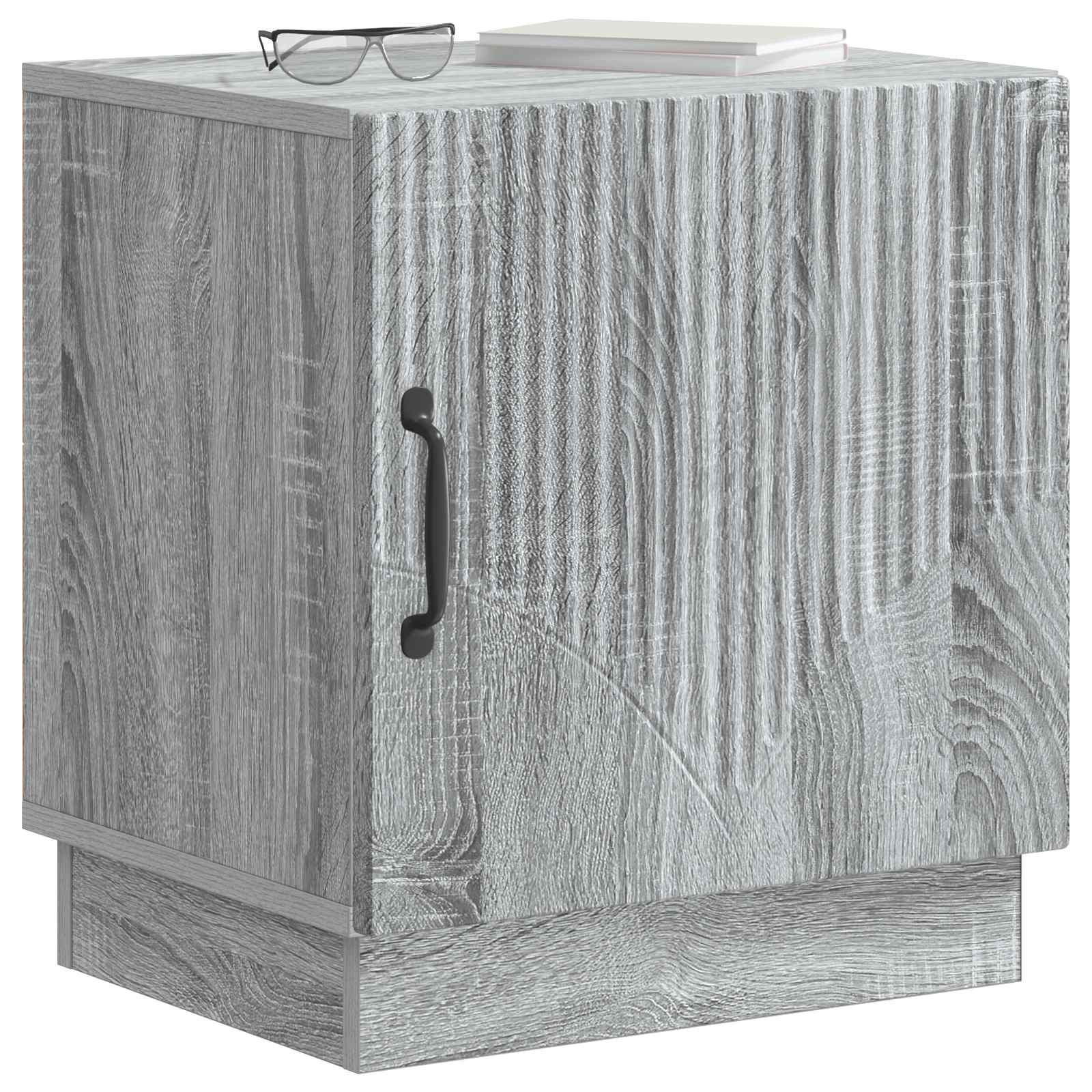 Nachttisch 2 stk. Grau Sonoma 43 x 34,5 x 47 cm Holzwerkstoff