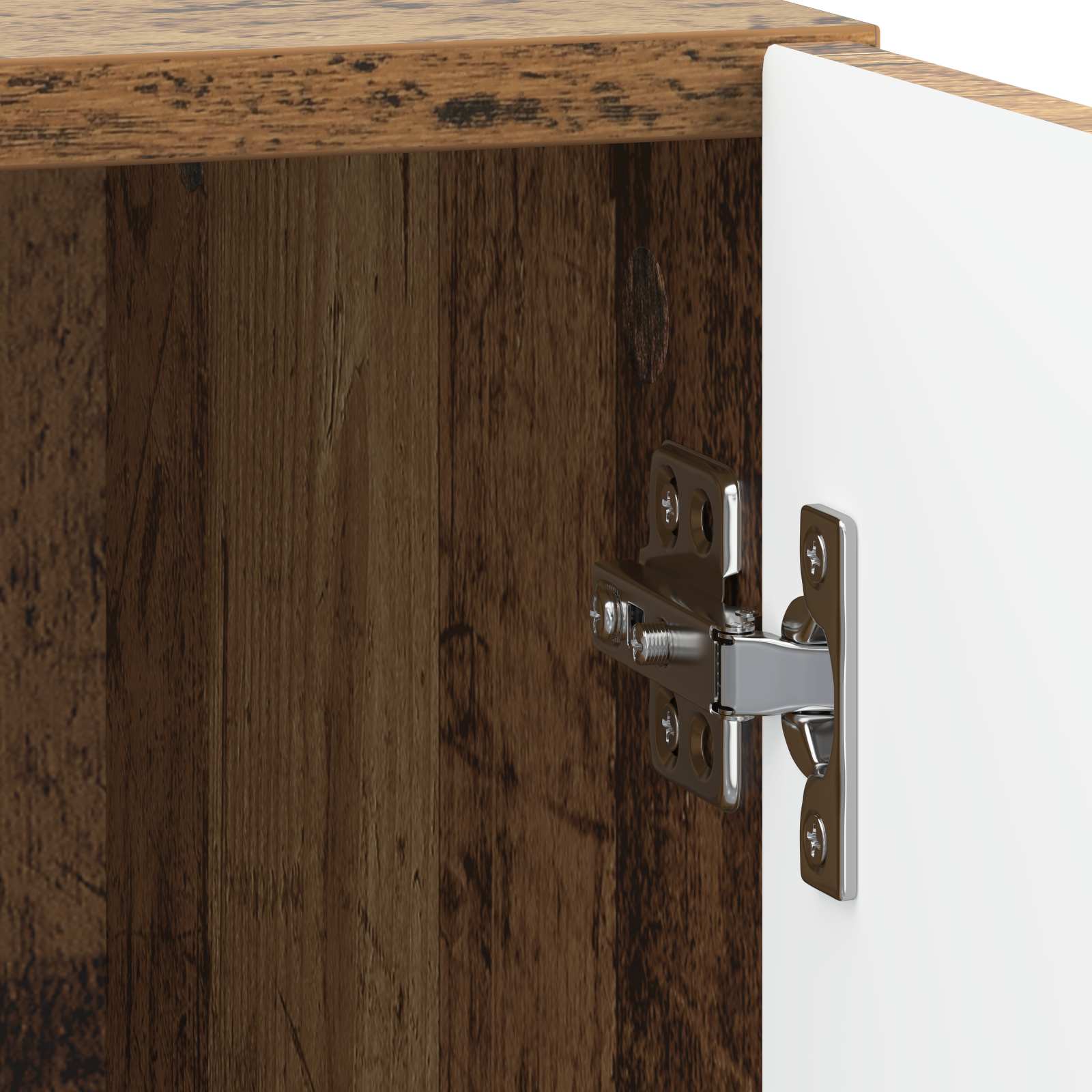 Nachttisch 2 stk. Altholz 43 x 34,5 x 47 cm Holzwerkstoff