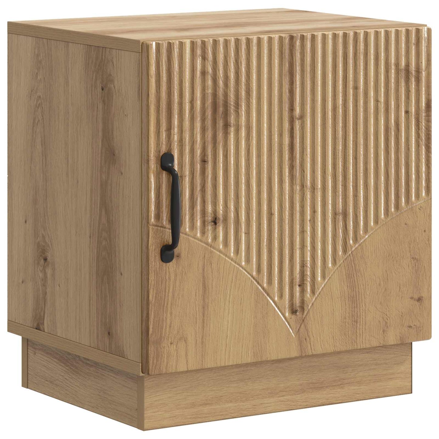 Nachttisch 2 Stk. Kunsthandwerk Eiche 43 x 34,5 x 47 cm