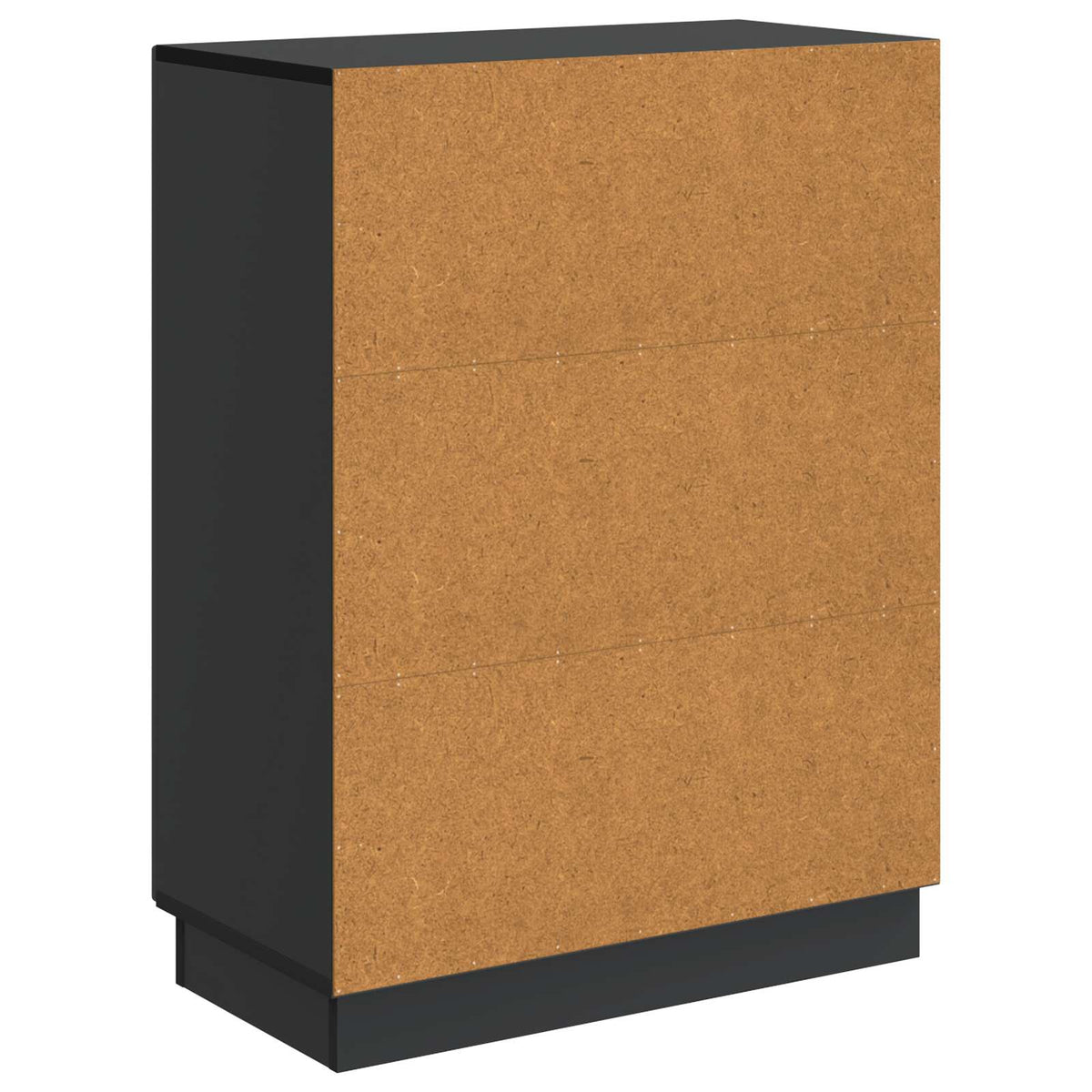 Sideboard Schwarz 66 x 34,5 x 87 cm Holzwerkstoff