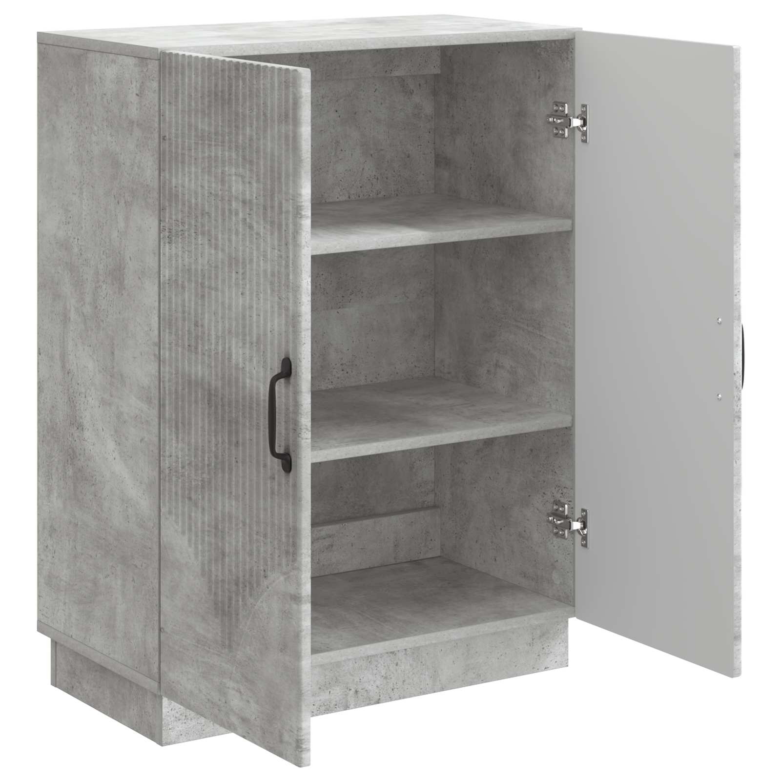 Sideboard Betongrau 66 x 34,5 x 87 cm Holzwerkstoff