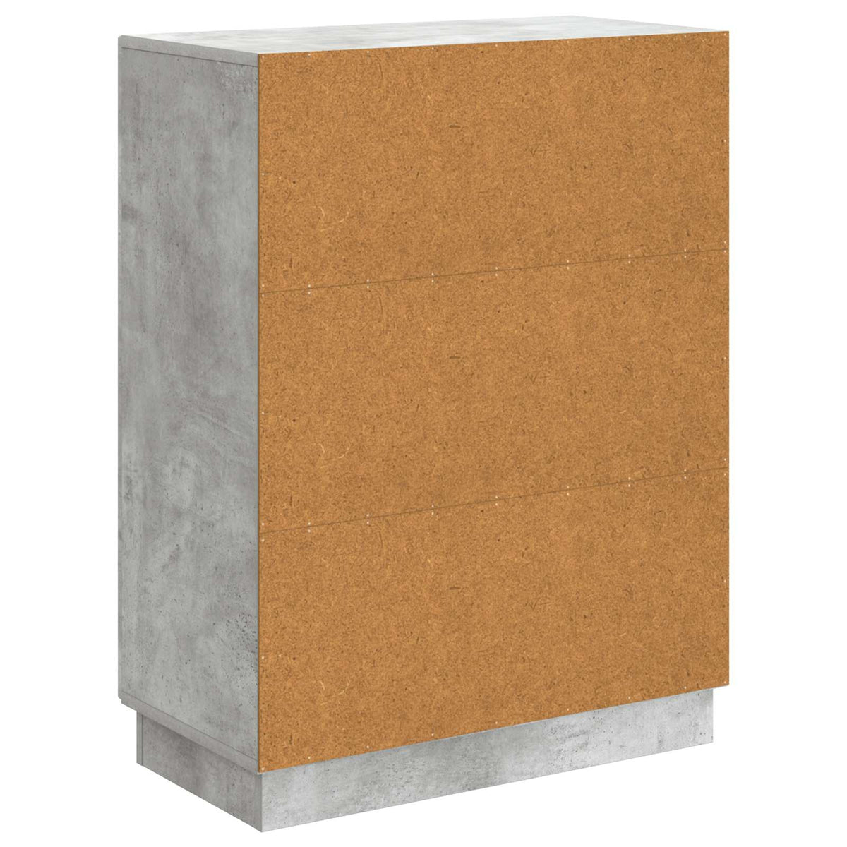 Sideboard Betongrau 66 x 34,5 x 87 cm Holzwerkstoff