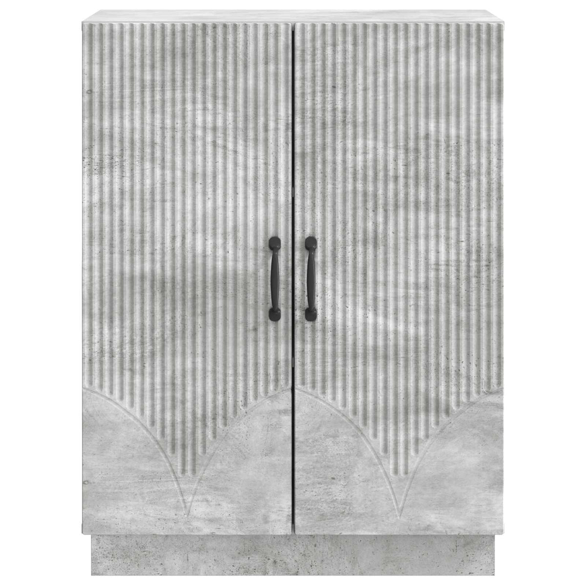 Sideboard Betongrau 66 x 34,5 x 87 cm Holzwerkstoff