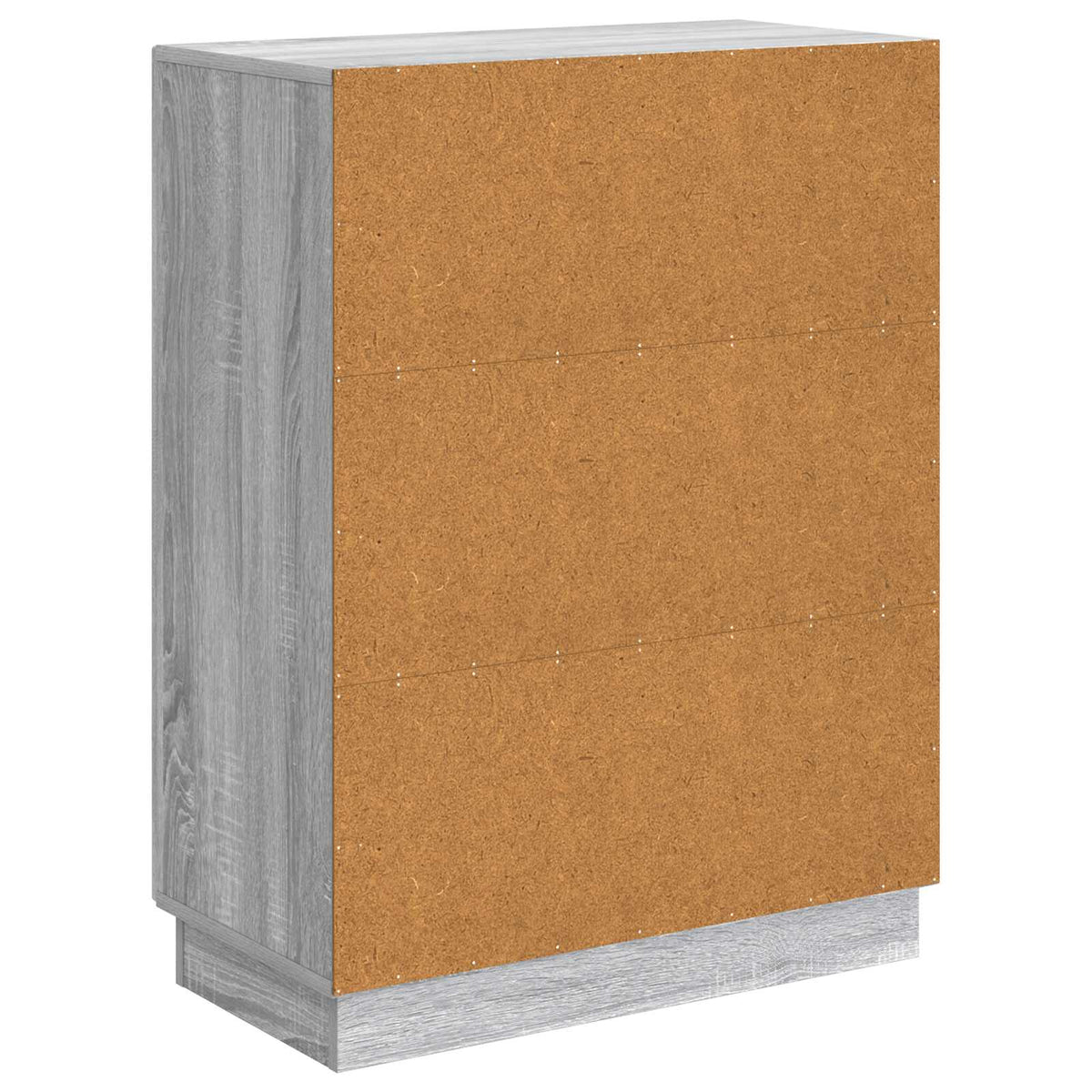 Sideboard Sonoma-Grau 66 x 34,5 x 87 cm Holzwerkstoff