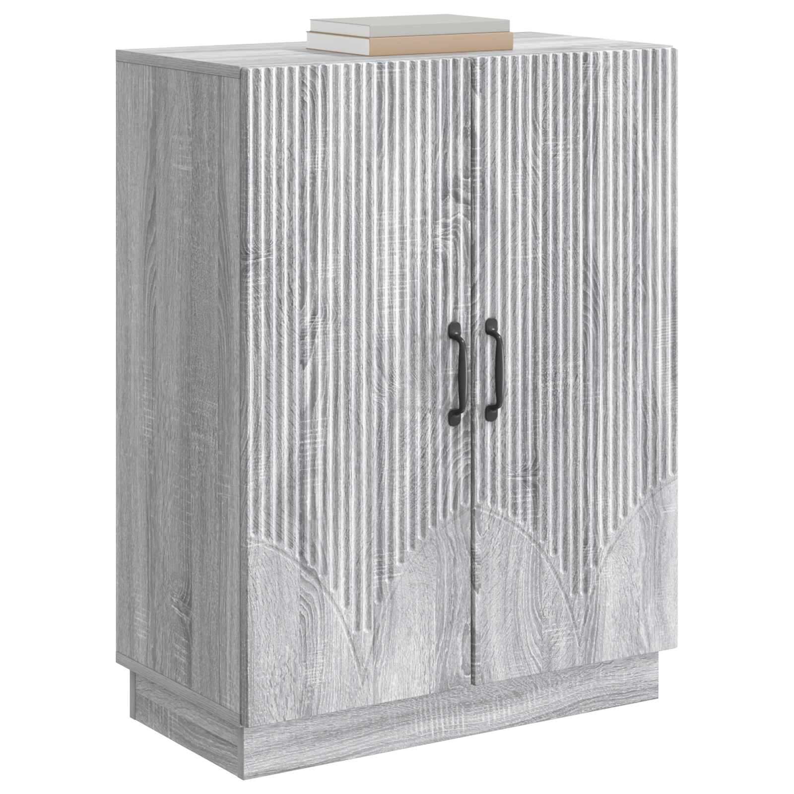 Sideboard Sonoma-Grau 66 x 34,5 x 87 cm Holzwerkstoff