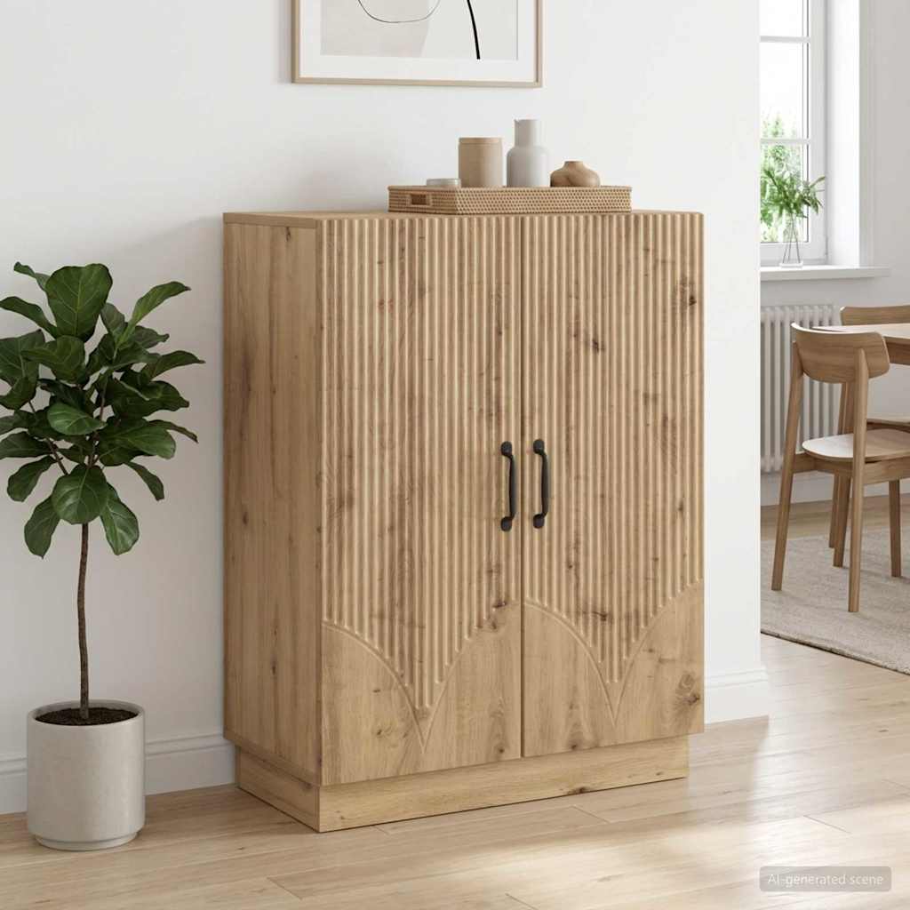 Sideboard Artisan-Eiche 66 x 34,5 x 87 cm Holzwerkstoff