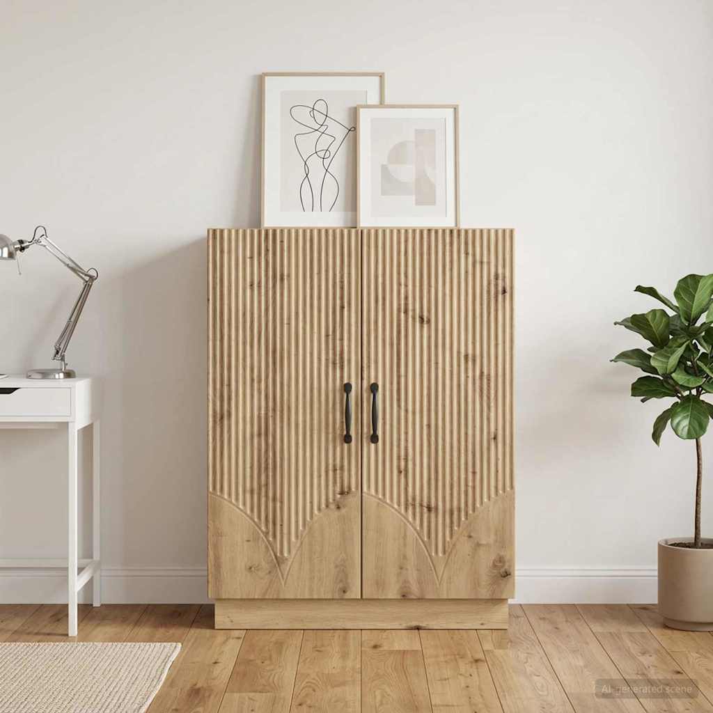 Sideboard Artisan-Eiche 66 x 34,5 x 87 cm Holzwerkstoff