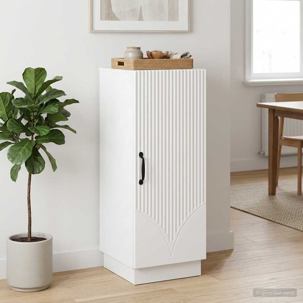 Sideboard Weiß 33 x 34,5 x 87 cm Holzwerkstoff