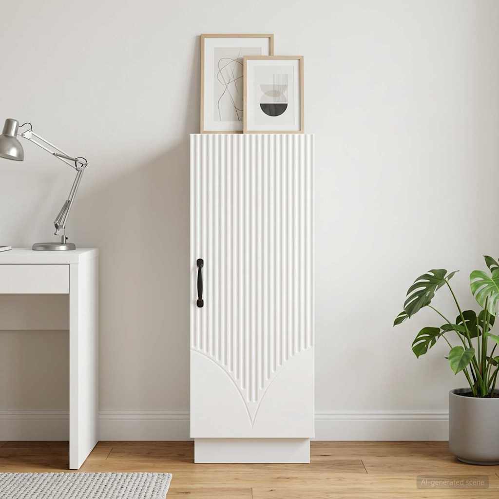 Sideboard Weiß 33 x 34,5 x 87 cm Holzwerkstoff