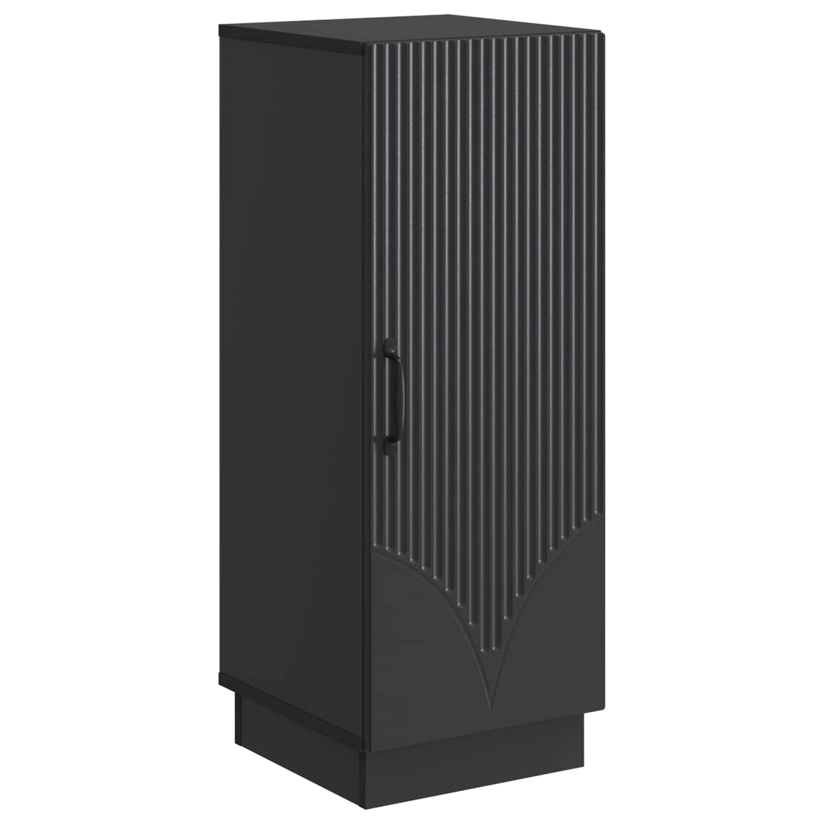 Sideboard Schwarz 33 x 34,5 x 87 cm Holzwerkstoff