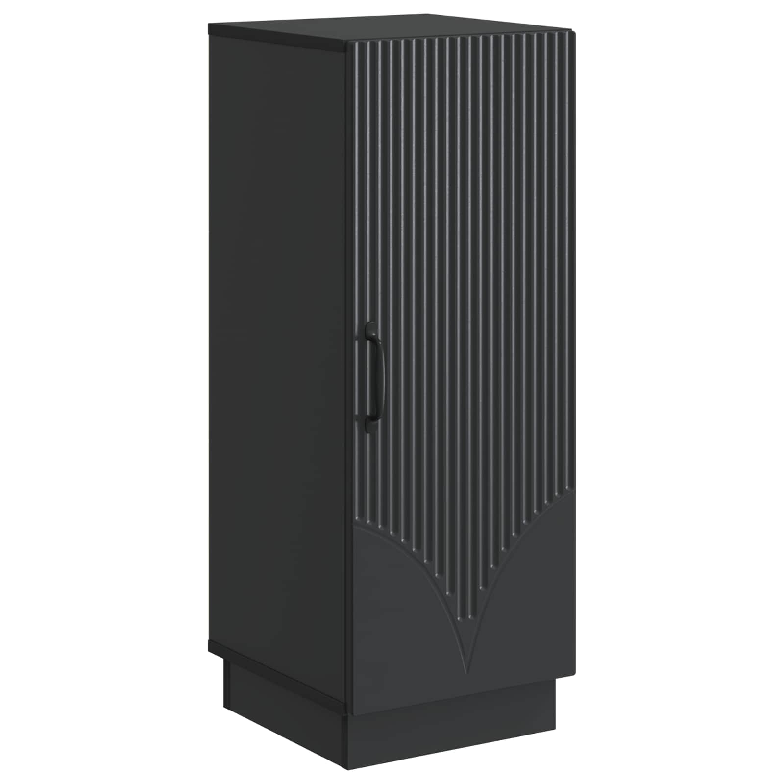 Sideboard Schwarz 33 x 34,5 x 87 cm Holzwerkstoff