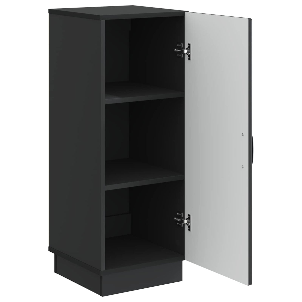 Sideboard Schwarz 33 x 34,5 x 87 cm Holzwerkstoff
