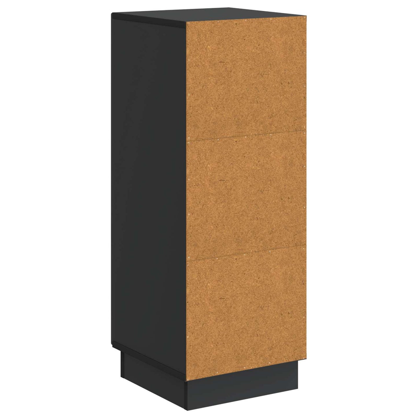 Sideboard Schwarz 33 x 34,5 x 87 cm Holzwerkstoff