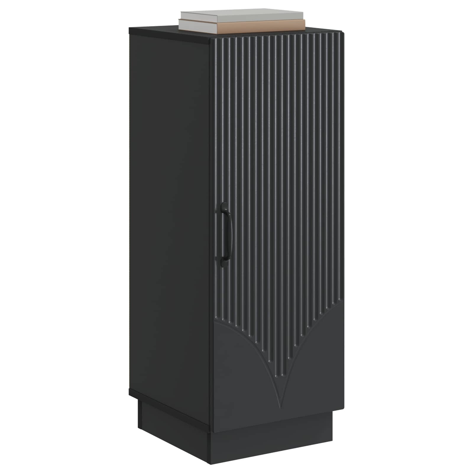Sideboard Schwarz 33 x 34,5 x 87 cm Holzwerkstoff