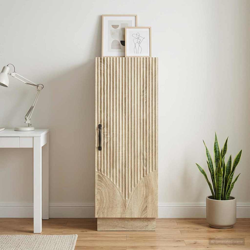 Sideboard Sonoma-Eiche 33 x 34,5 x 87 cm Holzwerkstoff