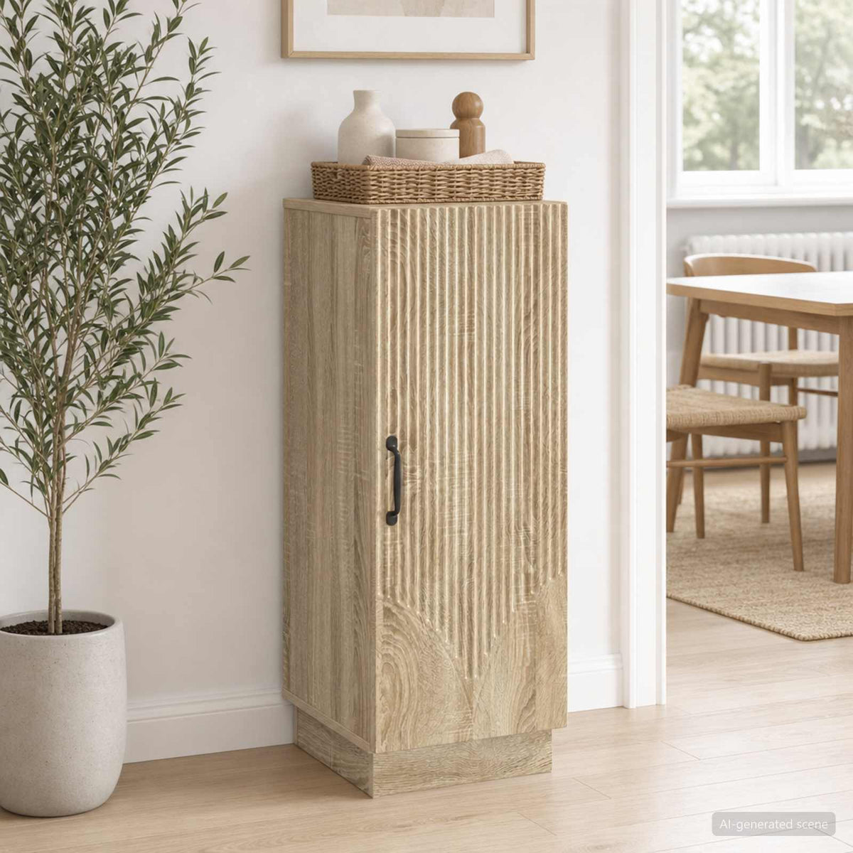 Sideboard Sonoma-Eiche 33 x 34,5 x 87 cm Holzwerkstoff