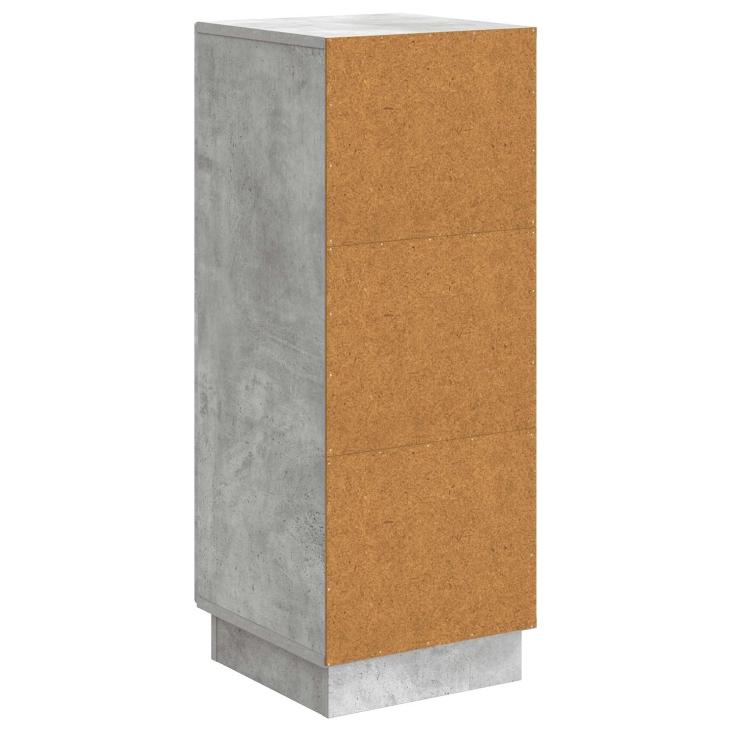 Sideboard Betongrau 33 x 34,5 x 87 cm Holzwerkstoff