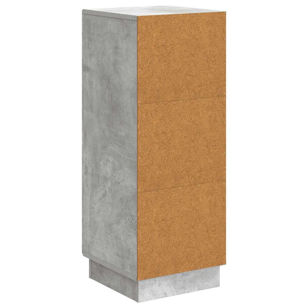 Sideboard Betongrau 33 x 34,5 x 87 cm Holzwerkstoff