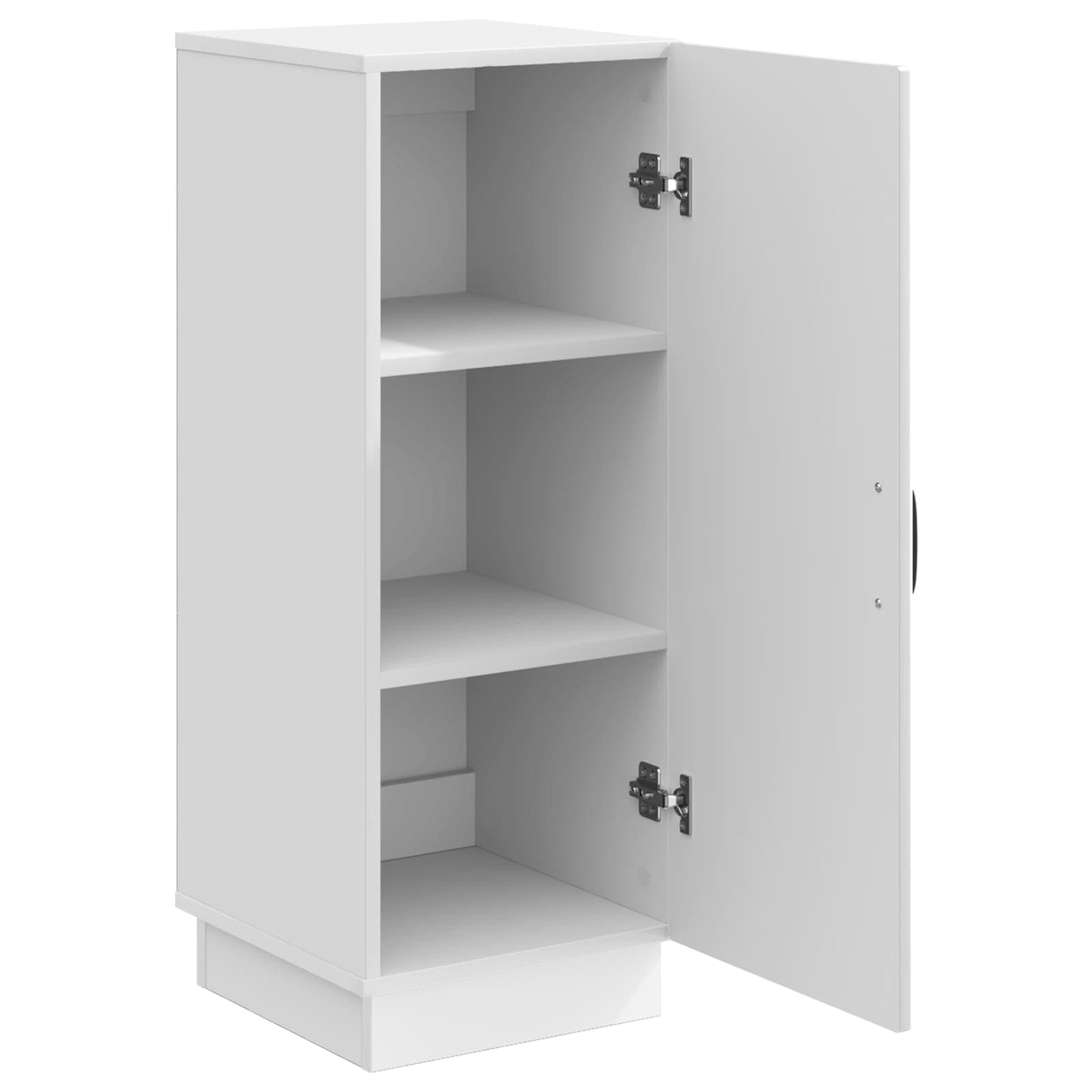 Sideboard Hochglanz Weiß 33 x 34,5 x 87 cm Holzwerkstoff