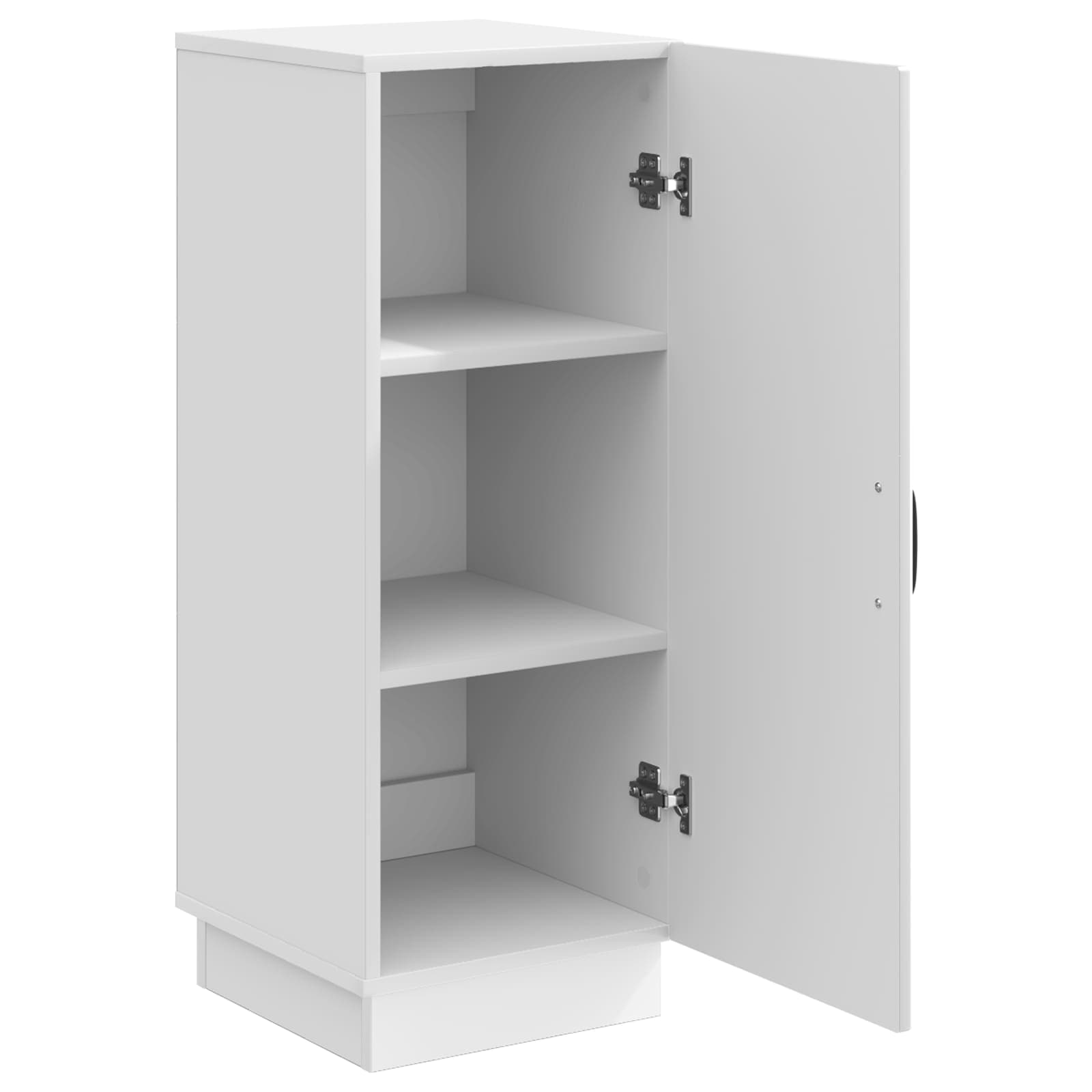 Sideboard Hochglanz Weiß 33 x 34,5 x 87 cm Holzwerkstoff