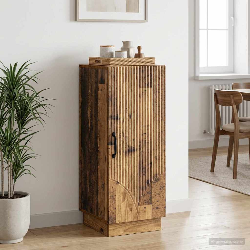 Sideboard Altholz 33 x 34,5 x 87 cm Holzwerkstoff