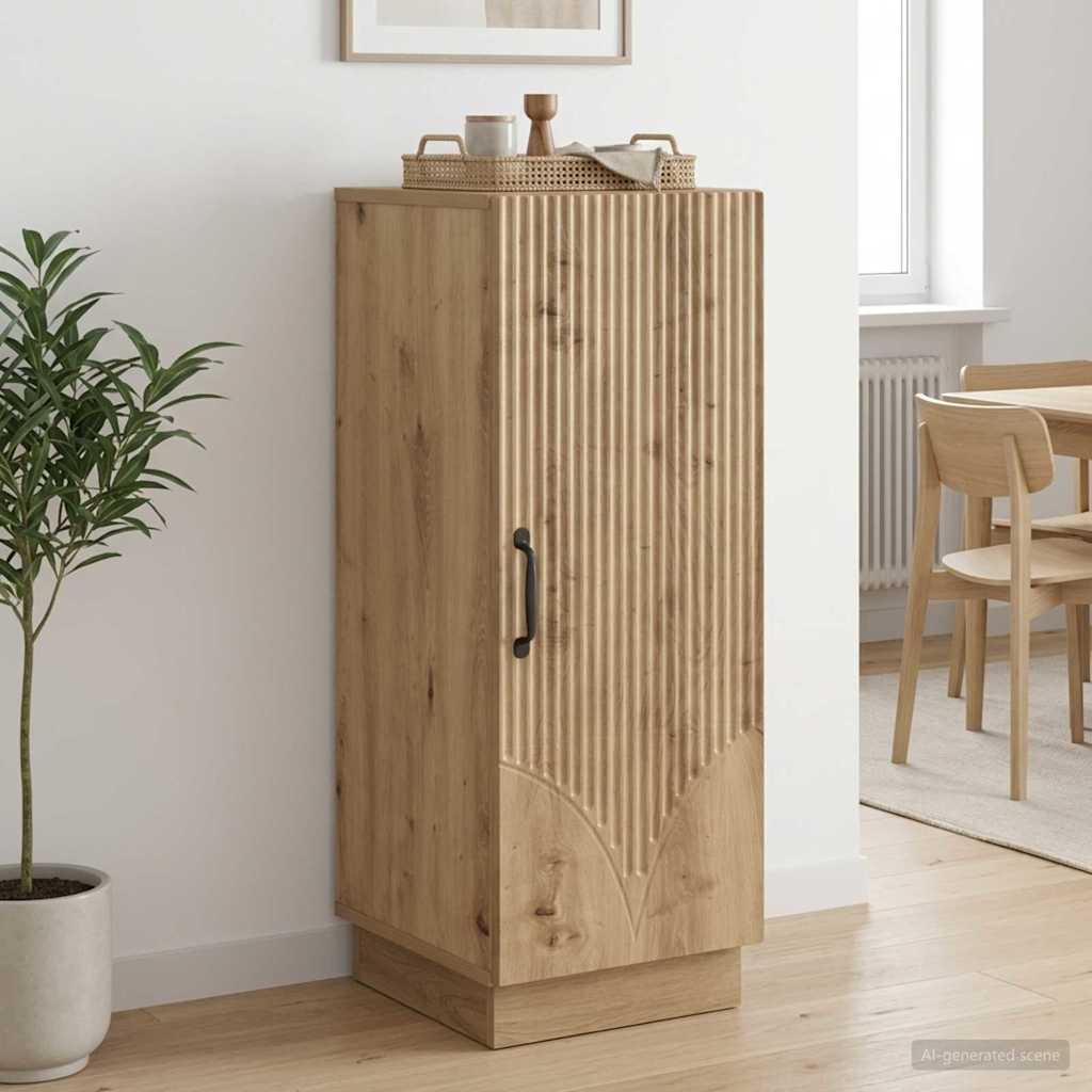 Sideboard Artisan-Eiche 33 x 34,5 x 87 cm Holzwerkstoff