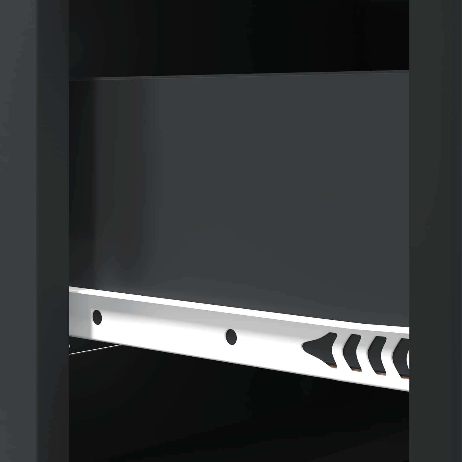 Schubladenschrank Schwarz 66 x 34,5 x 87 cm Holzwerkstoff