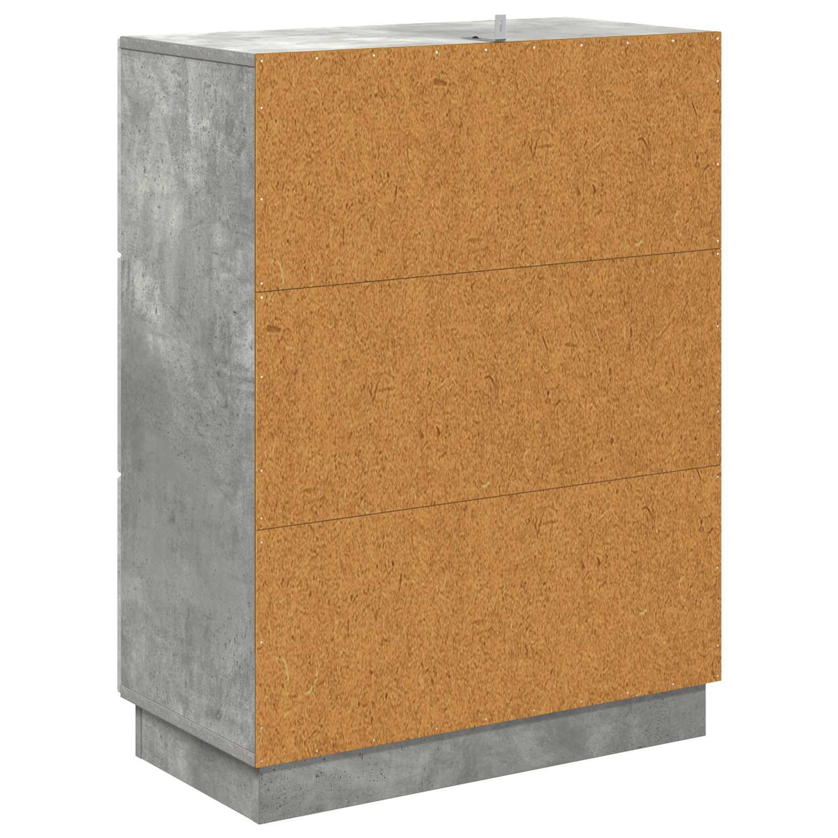 Schubladenschrank Betongrau 66 x 34,5 x 87 cm Holzwerkstoff